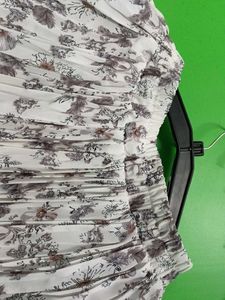 Floral Pleated Skirt