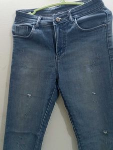 Women Mid-waist Skinny Jeans