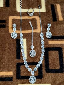 White Swarovski Set