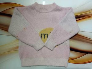 Pink Fuzzy Knit Sweater