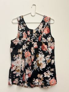 Floral Sleeveless Top