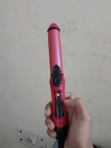 Hair Straightner With Curler