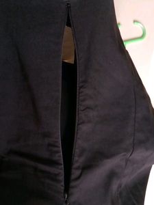 With Tag,Newme Mini Black Spread Collar Dress