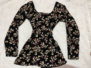 Corset Back Short Kurti