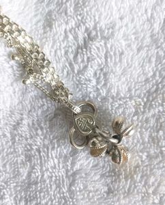 Pure Silver Anklet with Bells