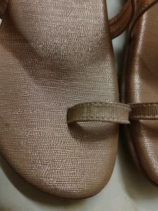 Gold Ethnic Sandals