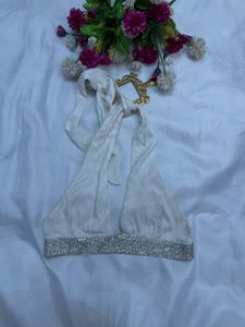 Zara Halter Neck Crop Top