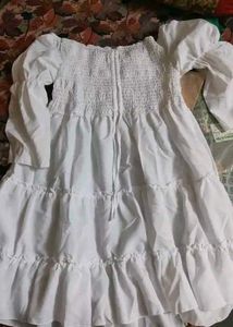 White Flowy Dress 🦢