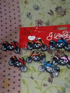 Excellent Brand New Bike Keychain Set