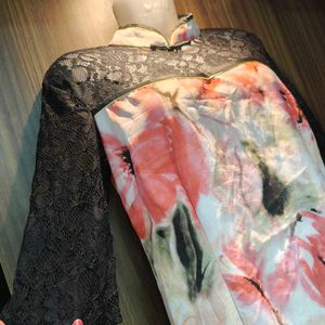 Floral Lace Detail Dress