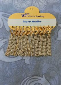 Sparkling Fringe Drop Earrings