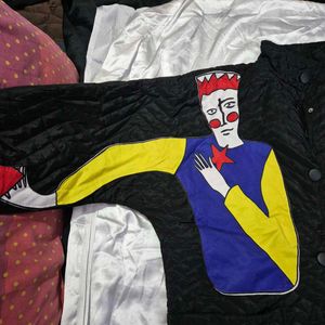 Unique Graphic Puffer Jacket