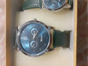 Rivec Blue Dial couple Watch