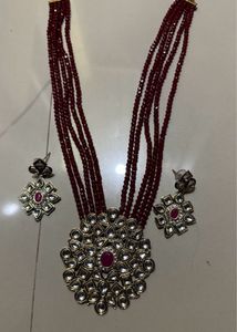 royal necklace with earrings ❤️