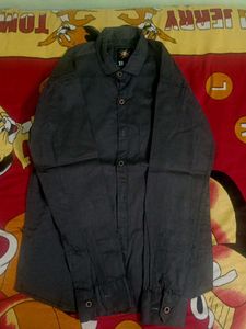 Coffee brown Button-Down Shirt