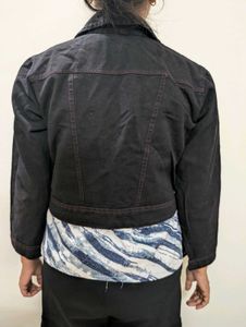 Stylish Black Denim Jacket