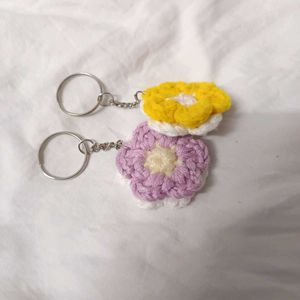 Crochet Flower Keychain🌸₹369/- For 2