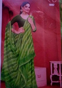 Green Colour Saree