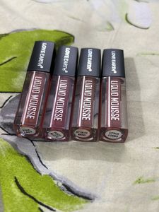 Love Earth Liquid Mousse Lipstick In 4 Nude Shades