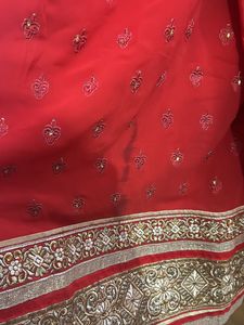 Red and Gold Salwar Kameez