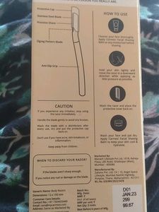 Facial Razors