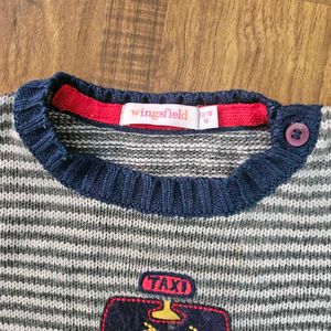 Unisex Kids Striped Sweater