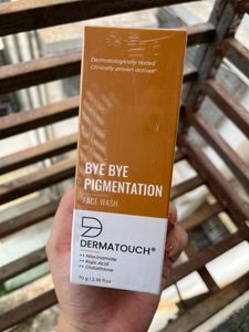 DERMATOUCH Bye Bye Pigmentation Face Wash || Anti Pigmentation Face Wash for Women/Men with Niacinamide, Kojic Acid, &amp; Glutathione -70g