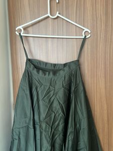 Green Lehenga With Backless Blouse