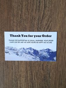 Thank You Cards For Small Businesses | 50 Pcs