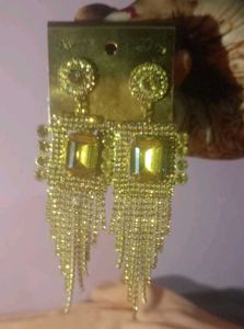 Gold Plated Hanging Eyering