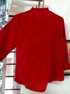 Marie Claire Red Top