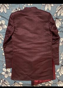 Men Marron Indo Western Set
