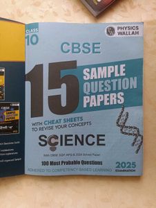 15 Sample Question Papers For Science by PW