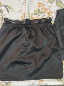 Lace Trim Corset &amp; Skirt Set