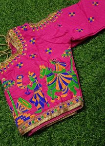Pink Embroidered Blouse