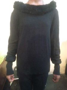 Black Top with Good Quality Fabric