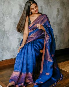 New Women Banarasi Soft Silk Saree