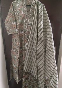 New Unused PureCotton Kurti Dupatta Set