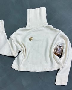 Cream Turtleneck Sweater