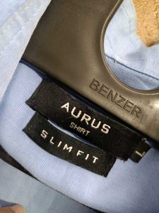 Men&#39;s Blue Slim Fit Shirt