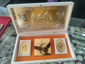 Gold 🪙 plated Golden Temple Showpiece