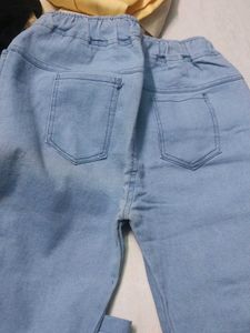 Cute Printed Denim Jeans