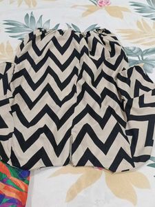 black and nude ladies top