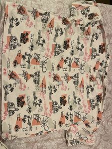 Patterned White T-Shirt