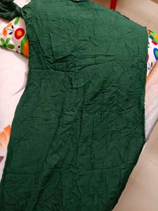 Green Embroidered Kurti
