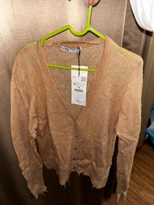 Zara Women Little Transparent Sweater