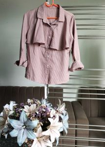 Striped Ruffle Blouse