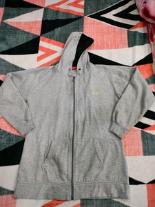 Grey Colour Hoodie