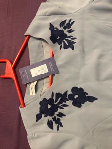 Floral Embroidered Sheath Dress