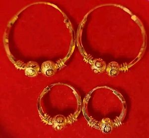 Traditional Gold Plated Bali Earrings For Women